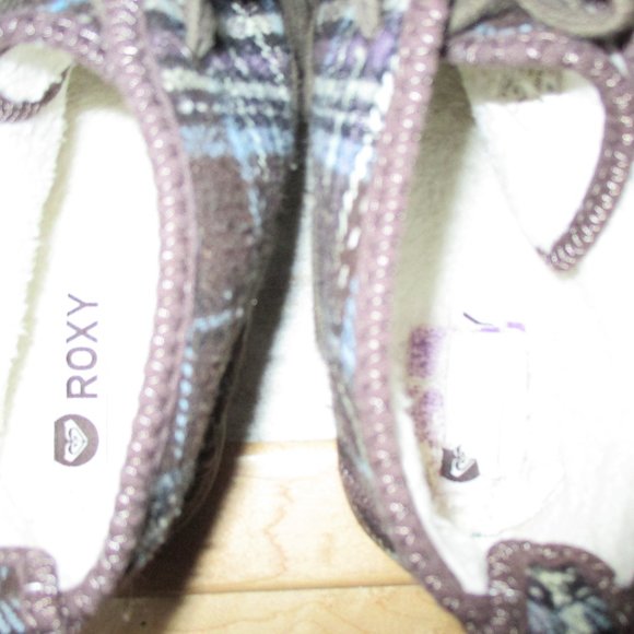 Roxy Shipwreck Fur lined Flannel boot Womens 8 - Picture 7 of 9